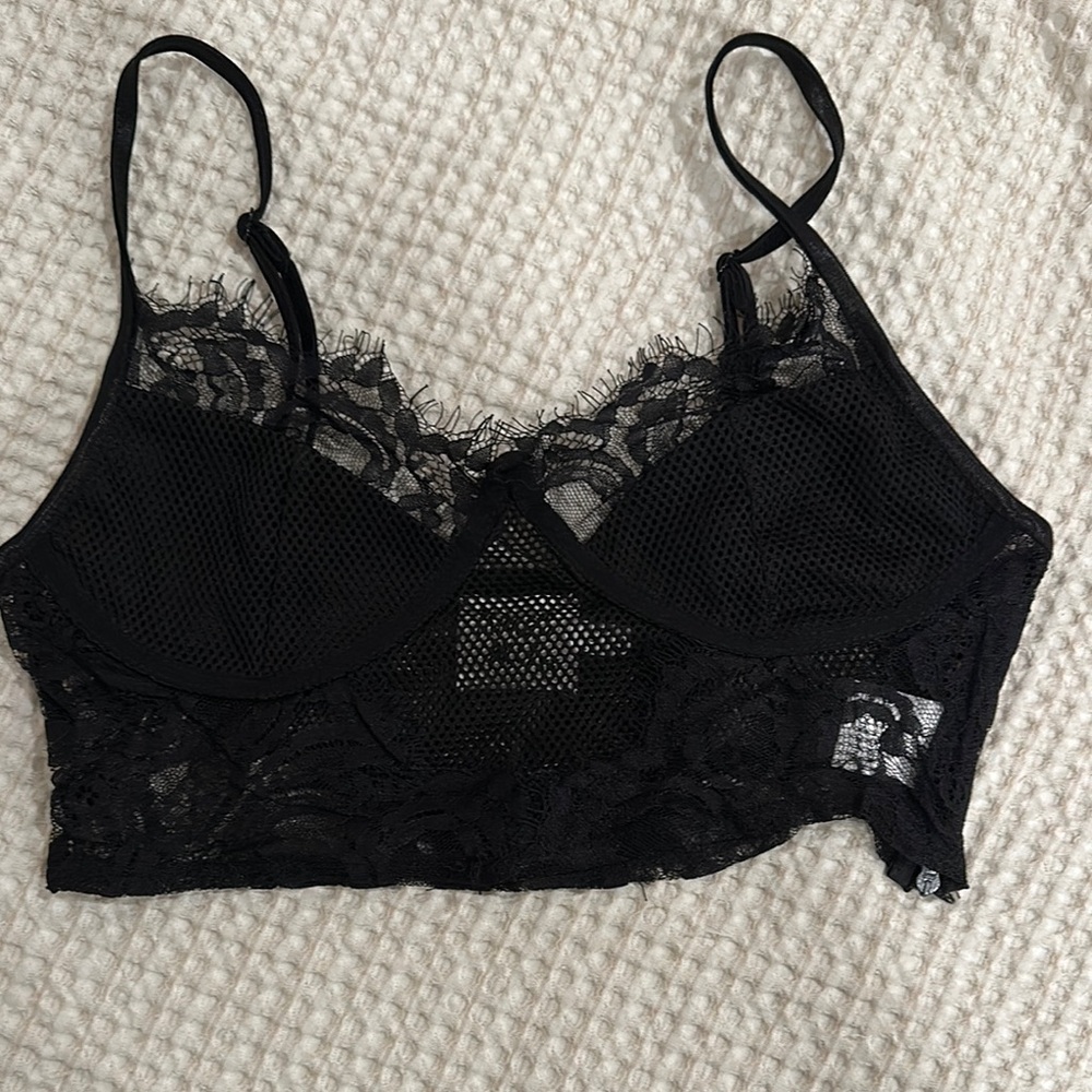 Lace Black Bralette